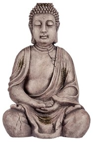 Figura Decorativa para Jardim Buda Cinzento Poliresina (25 x 50,5 x 32,5 cm)