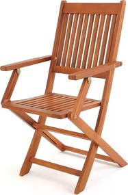 Conjunto de 2 cadeiras de jardim Sydney em acácia com certificação FSC