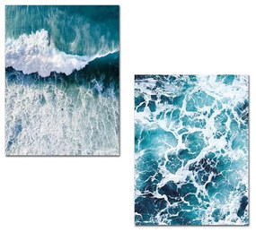 Pintura Decorativa em MDF 2P3040MDFCIZ-004 – Multicolor – 30 x 40 cm (