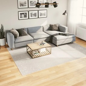vidaXL Tapete de pelo curto IZA visual escandinavo 200x280cm cor creme