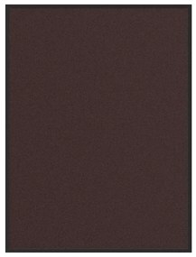 Tapete de porta 80x120 cm castanho