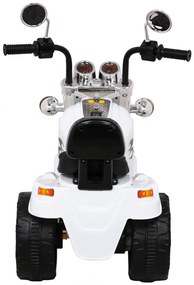 Mota elétrica para crianças 6V, Motorek Hot chopper 1,5 a 4 anos Branca