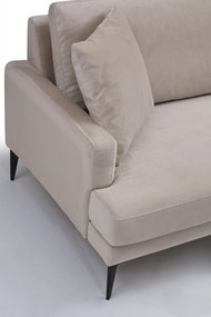 Sofá de 2 Lugares Papira – Bege – 175x90x88 cm