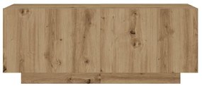 Mesa cabeceira 100x35x40cm derivados madeira carvalho artisiano