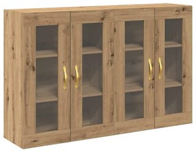 Gabinetes de Parede 2 peças Carvalho Artisan 69,5 x 34 x 90 cm Madeira