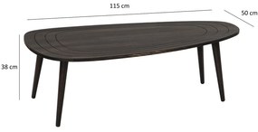 Mesa de Centro Sweet – Antracite – 115x38x50 cm