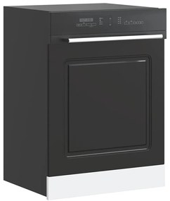 Painel máquina lavar louça Kalmar 60x1,5x67 cm preto