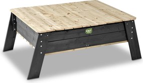 Mesa de brincar exterior com caixa de areia para crianças 90x50x146 cm Aksent Cinzenta