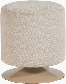 Pufe giratório em bouclé Islen