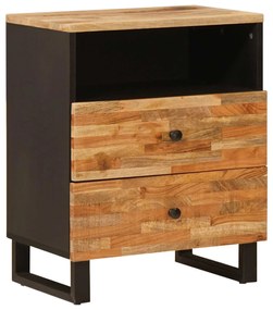 vidaXL Gabinete de Cama com gaveta Castanho 50 x 33 x 62 cm