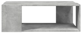 Mesa de centro 89,5x48x30 cm derivados de madeira cinza cimento