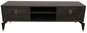 Móvel TV Posh – Castanho Escuro – 143x47x40 cm