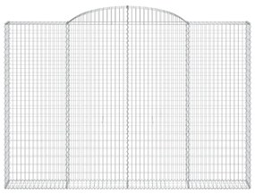 Cestos gabião arqueados 5pcs 300x30x200/220cm ferro galvanizado