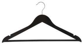 Cabides de madeira, conjunto de 20 preto