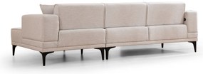 Sofá-Cama de Canto Horizon – Ecru – 250x140 cm