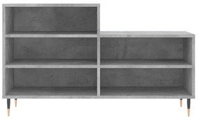 Sapateira 102x36x60 cm derivados de madeira cinzento cimento