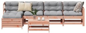 vidaXL 6 pcs conj. sofás jardim madeira abeto-de-douglas