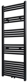 Aquecedor toalhas casa de banho liso 500 x 1424 mm preto