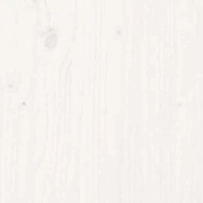 Cesto de roupa suja 88,5x44x76 cm pinho maciço branco