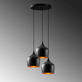 Candeeiro Dodo – Preto – 46 x 46 cm