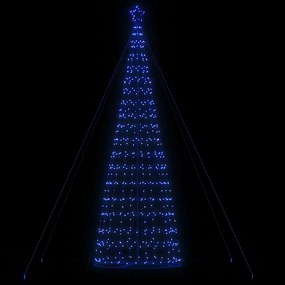 vidaXL LED Árvore de Natal 1534 LEDs Azul 500 cm