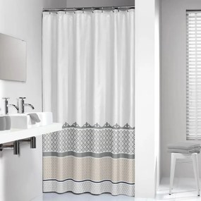 Cortina de duche Marrakech 180 cm prateado 235281318