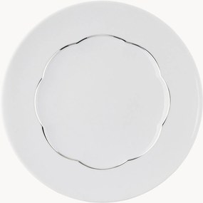 Pratos de pequeno-almoço em porcelana Sonetto, conjunto de 6