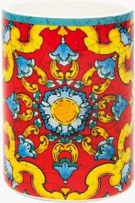 Suporte para utensílios em cerâmica Trinacria