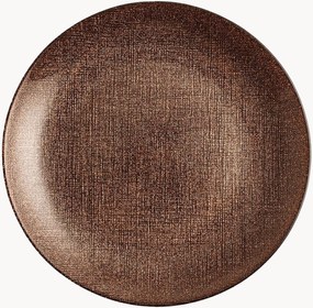 Pratos de pequeno-almoço em vidro com efeito brilhante Regen, conjunto de 6