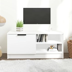 vidaXL Móvel para TV 80x35x36,5 cm madeira processada branco