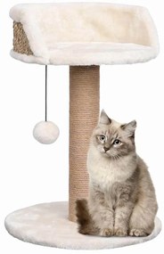 Árvore para gatos c/ postes arranhadores 49 cm erva marinha