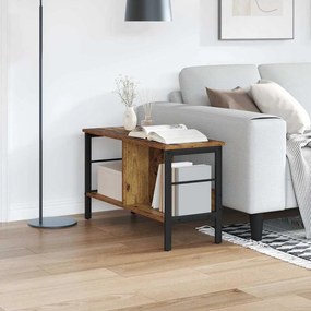 vidaXL Estante Madeira Antiga 82 x 32 x 47 cm Madeira processada