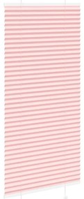 Rosa Plissada Cega 65x100 cm Largura Tecido 64,4 cm Poliéster