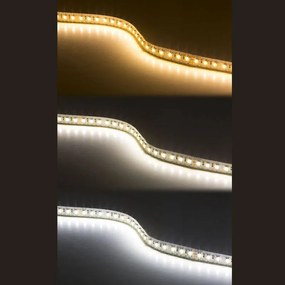 Fita de LED SMD3838 dupla branca, DC24V, 5m (154 Led/m), 75W, CRI>90, IP65, Branco duplo