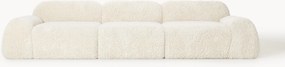 Sofá modular em teddy Wolke (4 lugares)