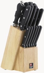 Conjunto de facas de cozinha com bloco de madeira Cucina, conjunto de 16
