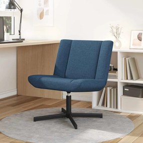 Cadeira de Descanso Azul Tecido Médio Ergonómica