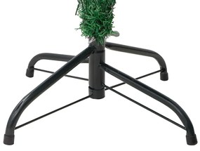 Cato de Natal com suporte e LEDs PVC 180 cm verde