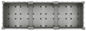Canteiro elevado 120x40x23 cm polipropileno