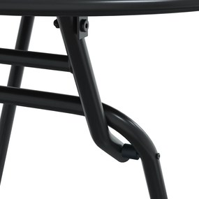 Conjunto Bistro de 3 Peças Aço Antracite