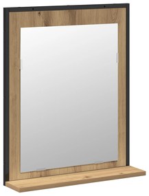 Conjunto de Armário de Banheiro de 2 Peças em Carvalho Artisan Madeira