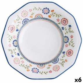 Prato Fundo Churchill Bengal Cerâmica Servies (ø 20,5 cm) (6 Unidades)