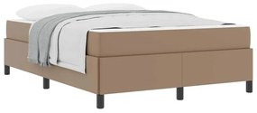 Estrutura de cama com colchão Cappuccino 140 x 190 cm