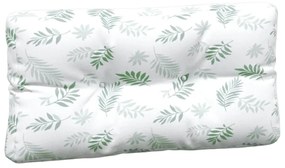Almofadões p/ paletes 2 pcs tecido padrão de folhas