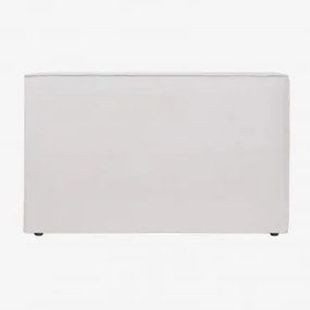 Cabeceira Em Tecido Chenille Lunari Chenille Branco Pérola & 180 Cm - Sklum