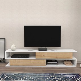 Suporte para TV Cortez – Branco Carvalho – 160 cm x 35,3 cm x 38,6 cm