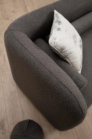 Sofá de 3 Lugares Victoria – Cinza – 228 cm x 74 cm x 90 cm