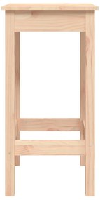 Cadeiras de bar 2 pcs 40x40x78 cm madeira de pinho maciça