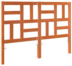 Cabeceira de Cama com cabeceira Castanho-mel 145.5 x 4 x 104 cm