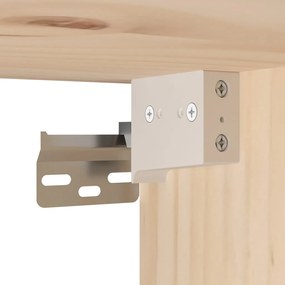 Armários de parede 2 pcs 45x30x35 cm madeira de pinho maciça